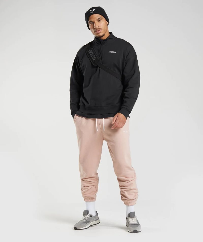 Men's Gymshark Rest Day Sweats Jogger Pink | CA 6583DA